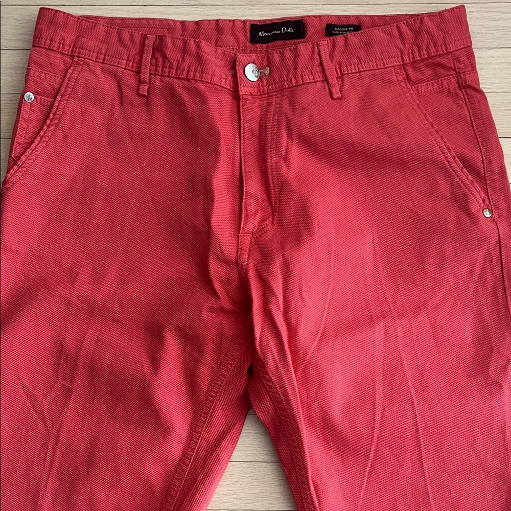Massimo Dutti Coral Chinos